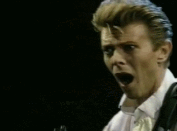 Shocked & Horrified David Bowie