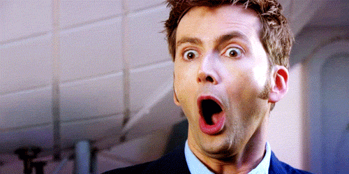 doctor who happy reaction gif