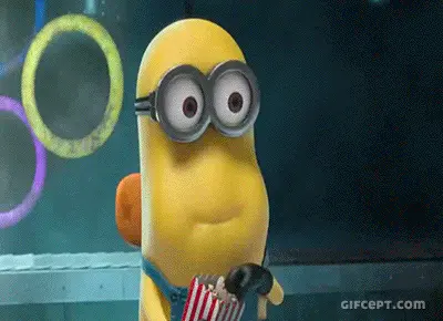 Minion Eating Popcorn