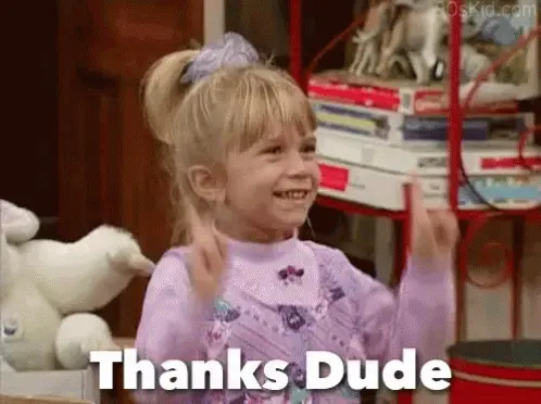 Michelle Tanner Thanks