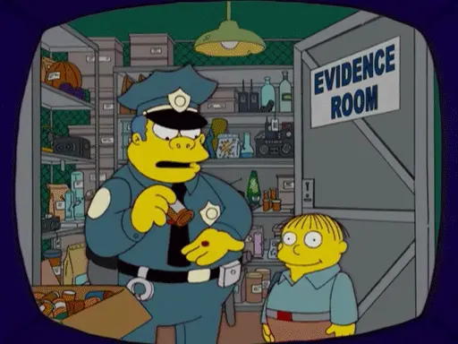 I’m coo-coo for contraband! (The Simpsons)