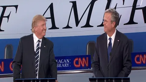 Low Five (Jeb Bush & Donald Trump)